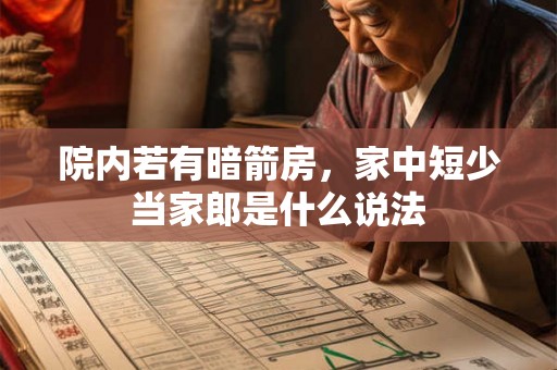 院内若有暗箭房，家中短少当家郎是什么说法