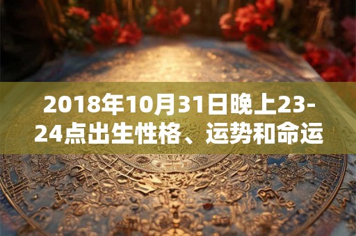 2018年10月31日晚上23-24点出生性格、运势和命运 2018年10月31日晚上23-24点出生性格、运势和命运