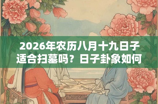 2026年农历八月十九日子适合扫墓吗？日子卦象如何？