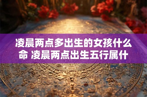 凌晨两点多出生的女孩什么命 凌晨两点出生五行属什么女