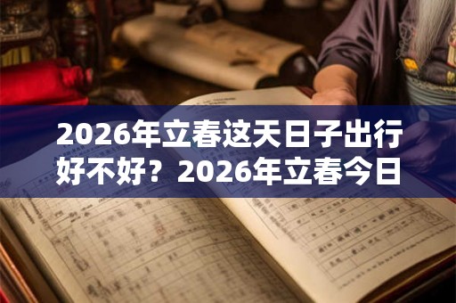 2026年立春这天日子出行好不好?2026年立春今日卦象如何? 2026年立春这天日子出行好不好?2026年立春今日卦象如何?