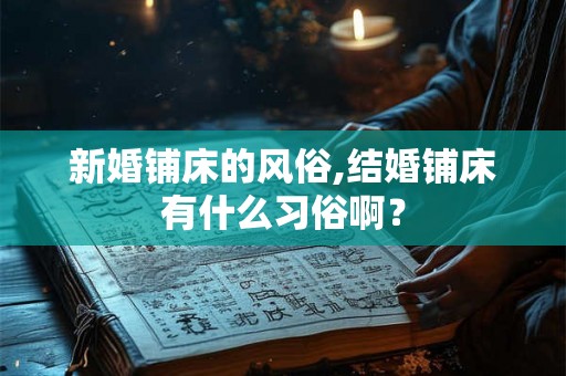 新婚铺床的风俗,结婚铺床有什么习俗啊？