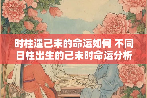 时柱遇己未的命运如何 不同日柱出生的己未时命运分析