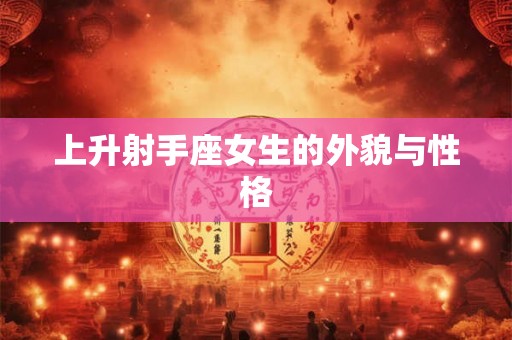 上升射手座女生的外貌与性格