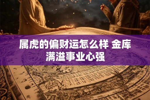 属虎的偏财运怎么样 金库满溢事业心强