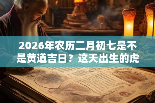 2026年农历二月初七是不是黄道吉日?这天出生的虎宝宝命运如何? 2026年农历二月初七是不是黄道吉日?这天出生的虎宝宝命运如何?