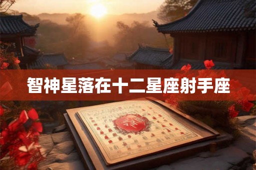 智神星落在十二星座射手座