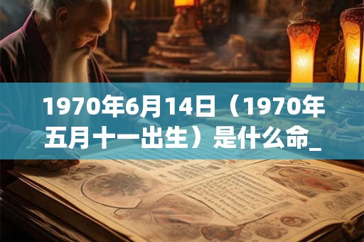 1970年6月14日（1970年五月十一出生）是什么命_命运如何