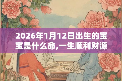 2026年1月12日出生的宝宝是什么命,一生顺利财源广进 2026年1月12日出生的宝宝是什么命,一生顺利财源广进