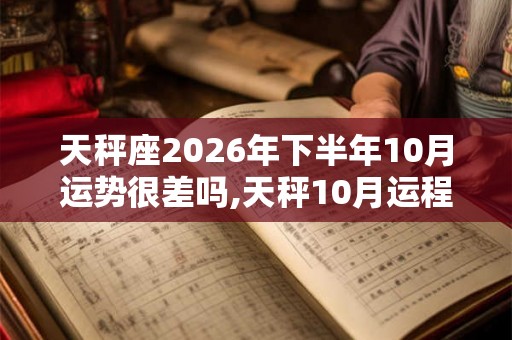 天秤座2026年下半年10月运势很差吗,天秤10月运程
