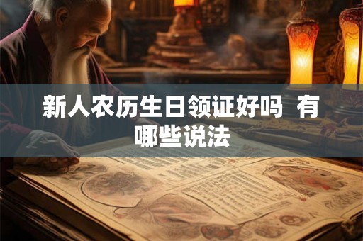 新人农历生日领证好吗  有哪些说法