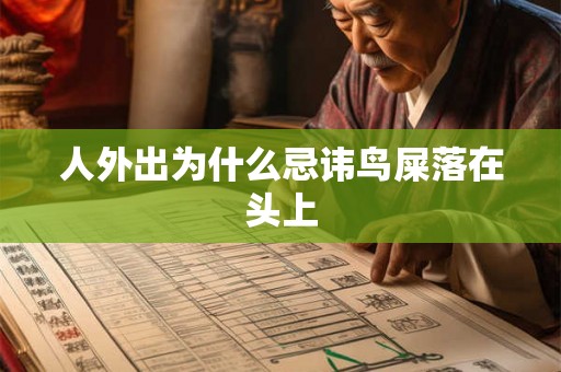 人外出为什么忌讳鸟屎落在头上