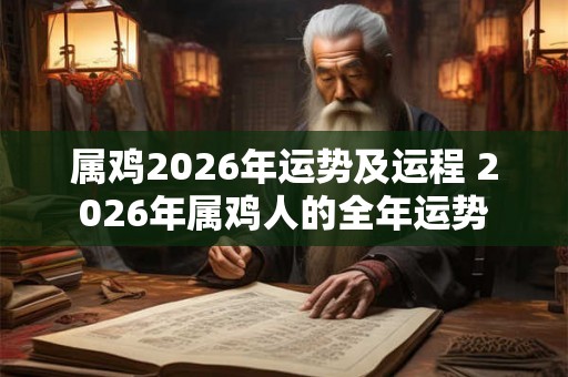 属鸡2026年运势及运程 2026年属鸡人的全年运势