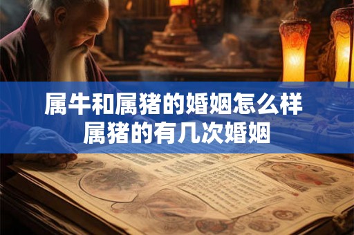 属牛和属猪的婚姻怎么样 属猪的有几次婚姻