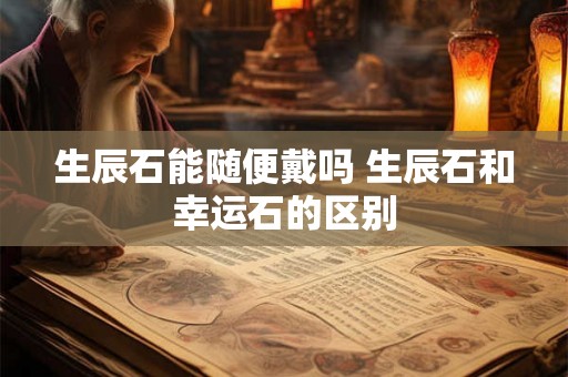 生辰石能随便戴吗 生辰石和幸运石的区别