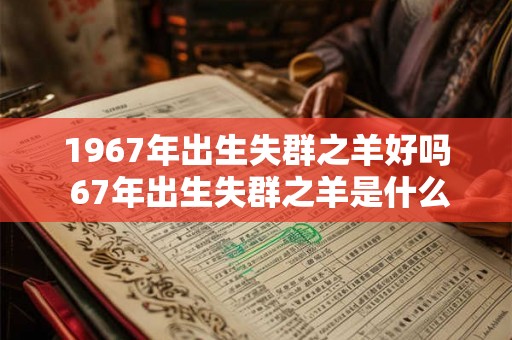 1967年出生失群之羊好吗 67年出生失群之羊是什么命