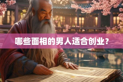 哪些面相的男人适合创业？