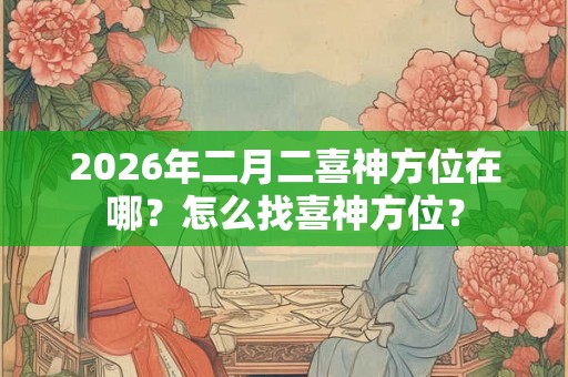 2026年二月二喜神方位在哪？怎么找喜神方位？