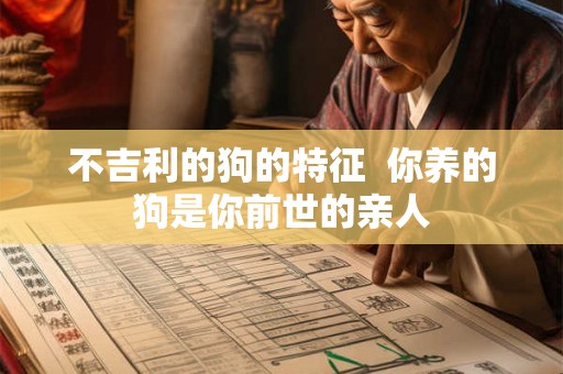 不吉利的狗的特征  你养的狗是你前世的亲人