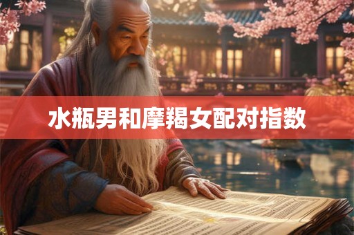 水瓶男和摩羯女配对指数