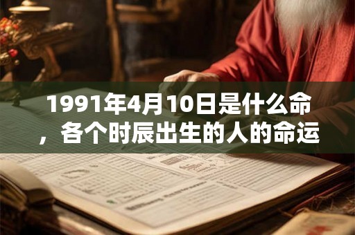 1991年4月10日是什么命,各个时辰出生的人的命运 1991年4月10日是什么命,各个时辰出生的人的命运