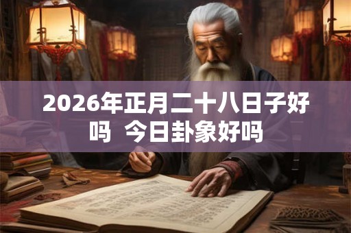 2026年正月二十八日子好吗  今日卦象好吗