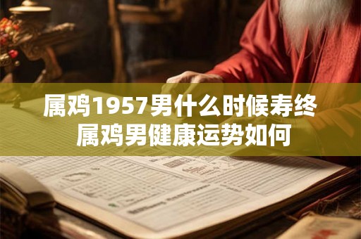 属鸡1957男什么时候寿终 属鸡男健康运势如何
