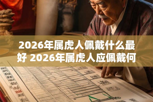 2026年属虎人佩戴什么最好 2026年属虎人应佩戴何物