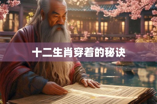 十二生肖穿着的秘诀