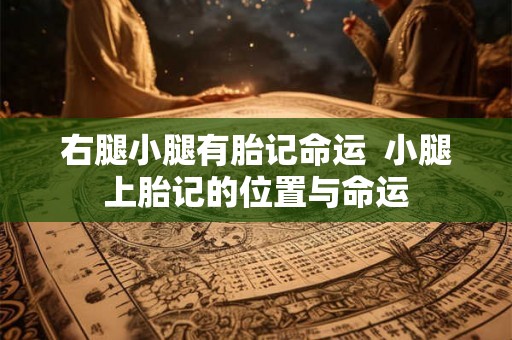 右腿小腿有胎记命运  小腿上胎记的位置与命运