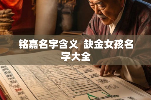 铭嘉名字含义 缺金女孩名字大全 铭嘉名字含义 缺金女孩名字大全