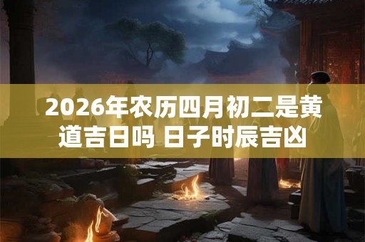 2026年农历四月初二是黄道吉日吗 日子时辰吉凶