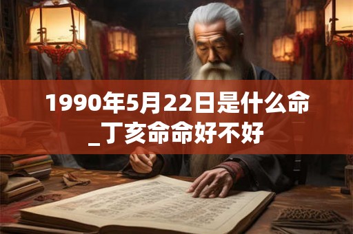 1990年5月22日是什么命_丁亥命命好不好