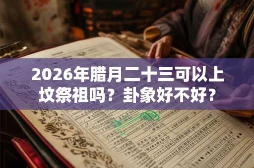 2026年腊月二十三可以上坟祭祖吗？卦象好不好？
