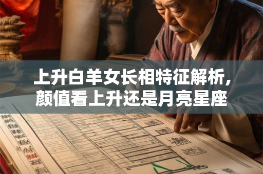 上升白羊女长相特征解析,颜值看上升还是月亮星座