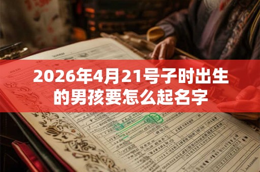 2026年4月21号子时出生的男孩要怎么起名字