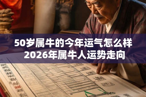 50岁属牛的今年运气怎么样 2026年属牛人运势走向