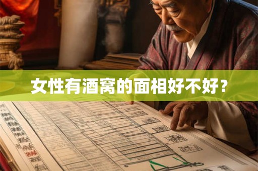 女性有酒窝的面相好不好？