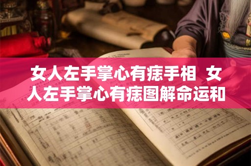 女人左手掌心有痣手相  女人左手掌心有痣图解命运和钱财