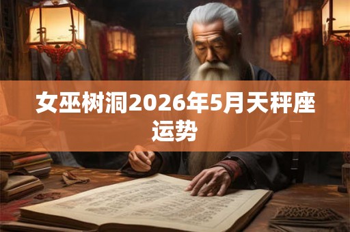 女巫树洞2026年5月天秤座运势