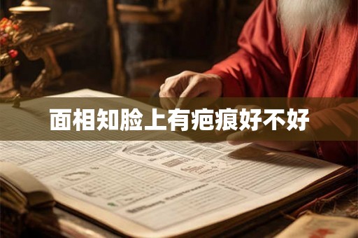 面相知脸上有疤痕好不好