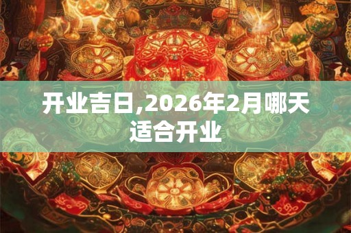 开业吉日,2026年2月哪天适合开业
