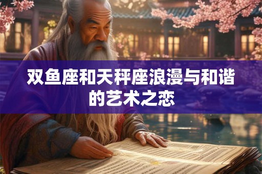 双鱼座和天秤座浪漫与和谐的艺术之恋