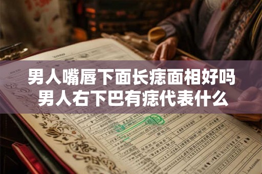 男人嘴唇下面长痣面相好吗 男人右下巴有痣代表什么