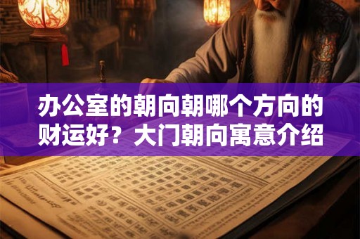 办公室的朝向朝哪个方向的财运好?大门朝向寓意介绍 办公室的朝向朝哪个方向的财运好?大门朝向寓意介绍