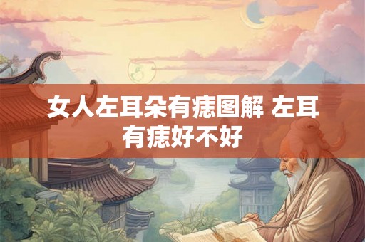 女人左耳朵有痣图解 左耳有痣好不好 女人左耳朵有痣图解 左耳有痣好不好