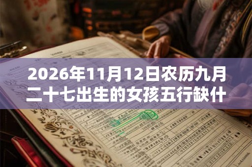 2026年11月12日农历九月二十七出生的女孩五行缺什么 2026年11月12日农历九月二十七出生的女孩五行缺什么