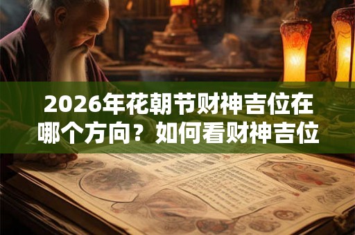 2026年花朝节财神吉位在哪个方向？如何看财神吉位？