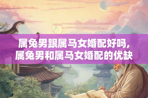 属兔男跟属马女婚配好吗,属兔男和属马女婚配的优缺点 属兔男跟属马女婚配好吗,属兔男和属马女婚配的优缺点