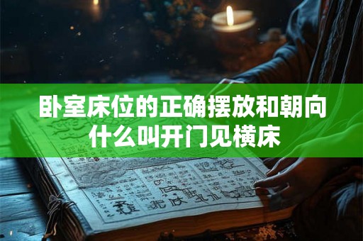 卧室床位的正确摆放和朝向 什么叫开门见横床
